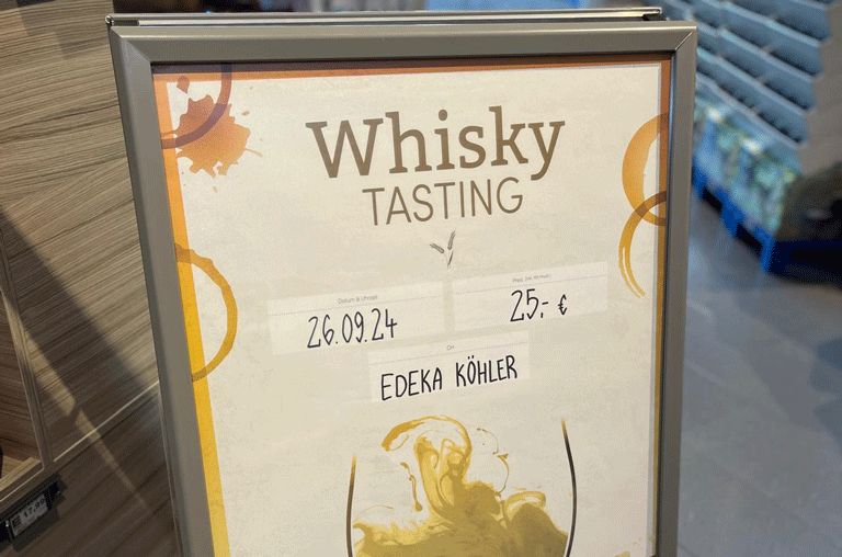 EDEKA Köhler, Göttingen, Grone, Whiskey, Tasting, Whisky, Event