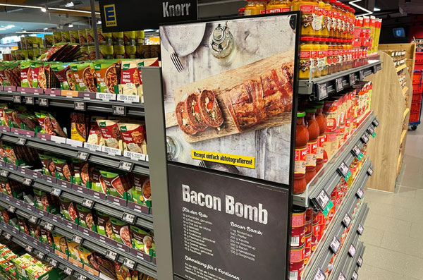 EDEKA Köhler, Göttingen, Grone, Speck, Bacon, Bacon Bomb, Frühstücksspeck, Blog, Specktakel