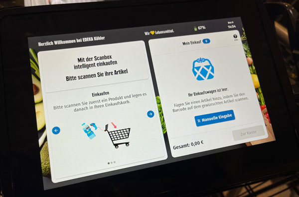 EDEKA Köhler, Göttingen, Grone, Blog, Scanbox-Shopper, Smart-Shopper, bequem einkaufen, Service