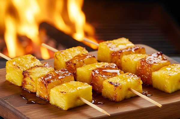 EDEKA Köhler, Göttingen, Grone, Blog, Obst vom Grill, Banane, Ananas, Früchte, Dessert, Sommer