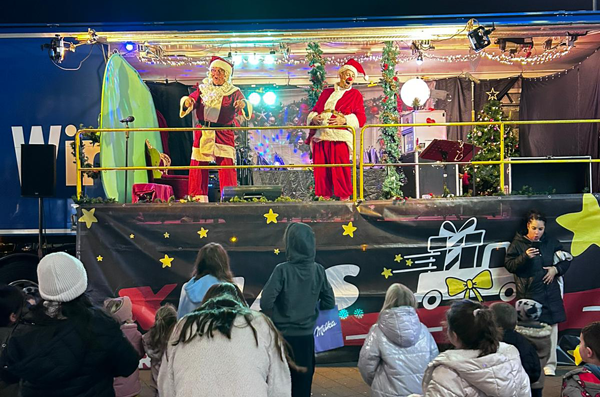 EDEKA Köhler, Göttingen, Grone, Blog, zehn Jahre, Party, Jubiläum, EDEKA-Truck, Weihnachtsmann
