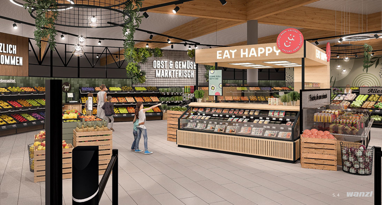 Neugestaltung unserer Obst- und Gemüseabteilung