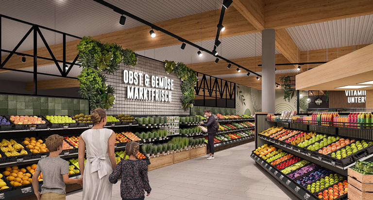 Neugestaltung unserer Obst- und Gemüseabteilung