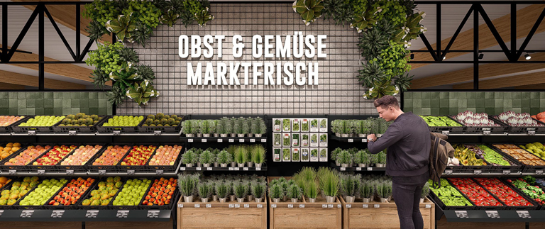 Neugestaltung unserer Obst- und Gemüseabteilung