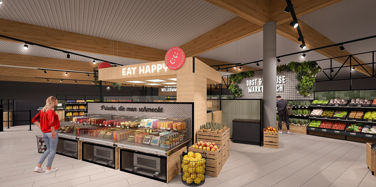 Neugestaltung unserer Obst- und Gemüseabteilung